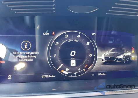 2021 Jaguar F-Type First Edition z USA, uszkodzony, nr VIN SAJDF5GX0MCK72375